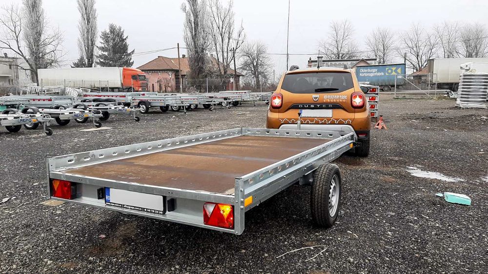 Remorca 750 Auto mono-ax dublu-ax  moto ATV apicola garantie carte RAR