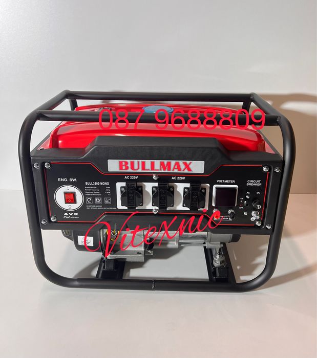 Нови модели генератори 3.6KW за ток за монофазен ток - на BULLMAX