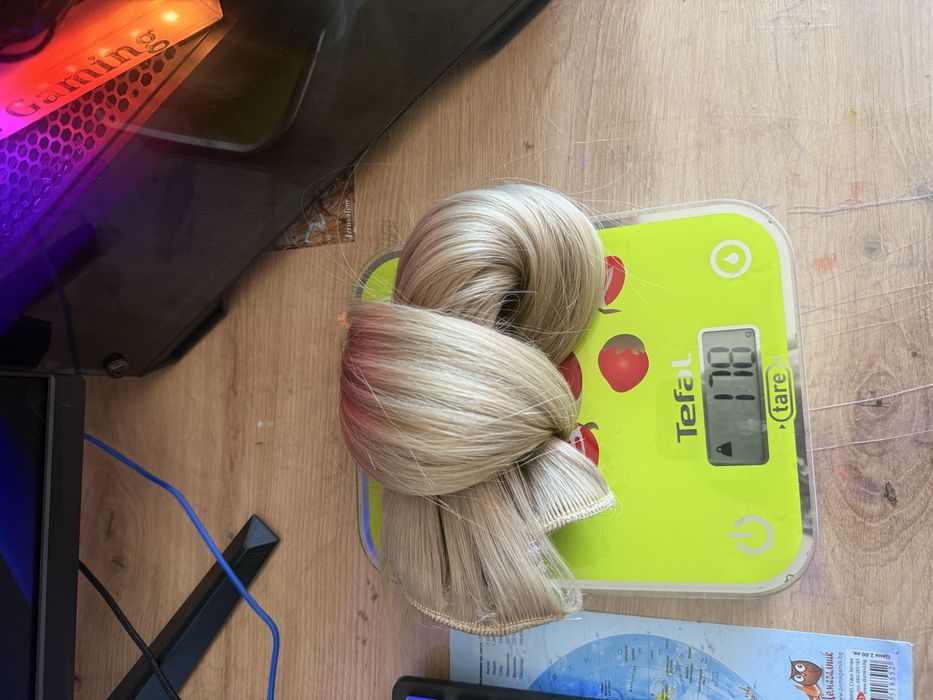 естествена коса руси екстеншъни