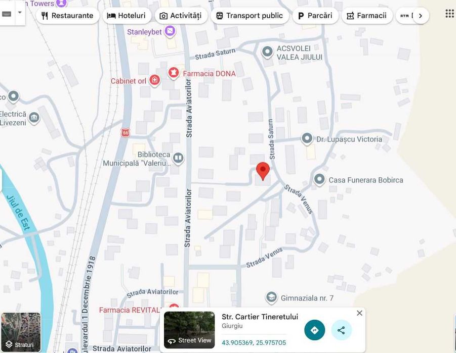 Apartament 2 camere complet utilat – preț avantajos – Strada Saturn