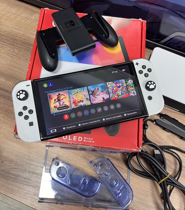 Прошитый Nintendo Switch Oled Ultra 128GB
