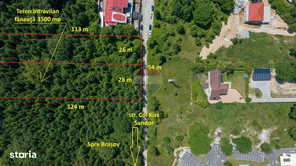 Teren intravilan, 3500 mp, Dâmbu Morii