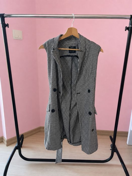 Bershka Дълъг елек без ръкави