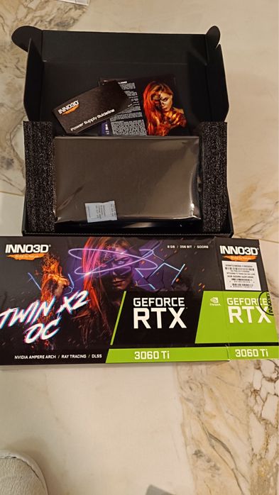 Видеокарта Inno3d GeForce RTX 3060 Ti Twin X2 OC 8GB GDDR6