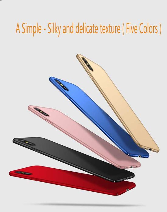 Husa plastic subtire pentru iPhone 7 Plus , 8 Plus , X , XS