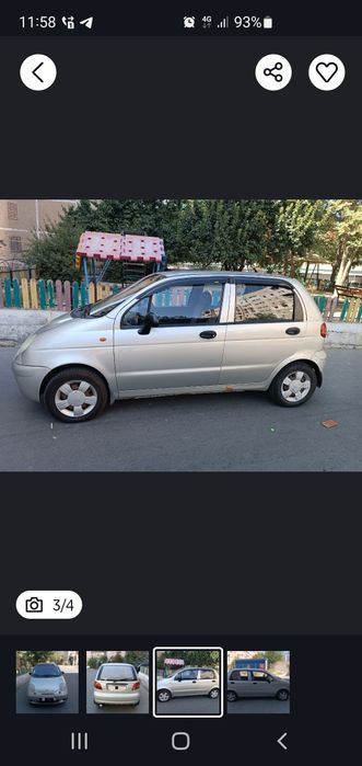 Матиз сотилади срочно