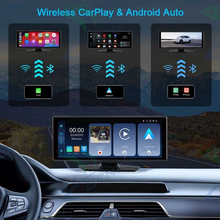 Navigatie AUTO Universala 360° Apple Carplay/Android Auto