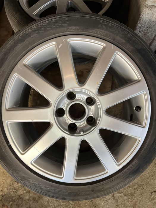 Джанти Ауди 17 5x112 7,5J ET43 с гуми 225 45 17