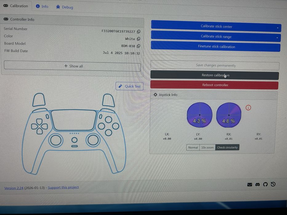 Модифициран Dualsense контролер за пс5