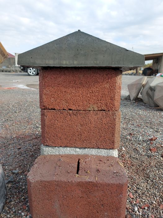 Козырьки для широких стен,  ені 40см қабырғаға арналған калпактар