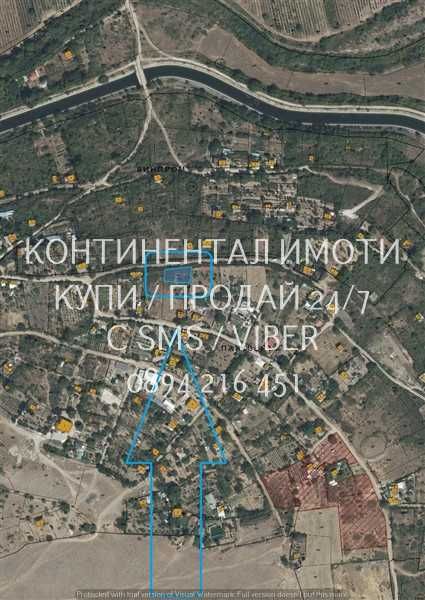 Парцел 430м2 до вили, ток и вода - за жилищно
