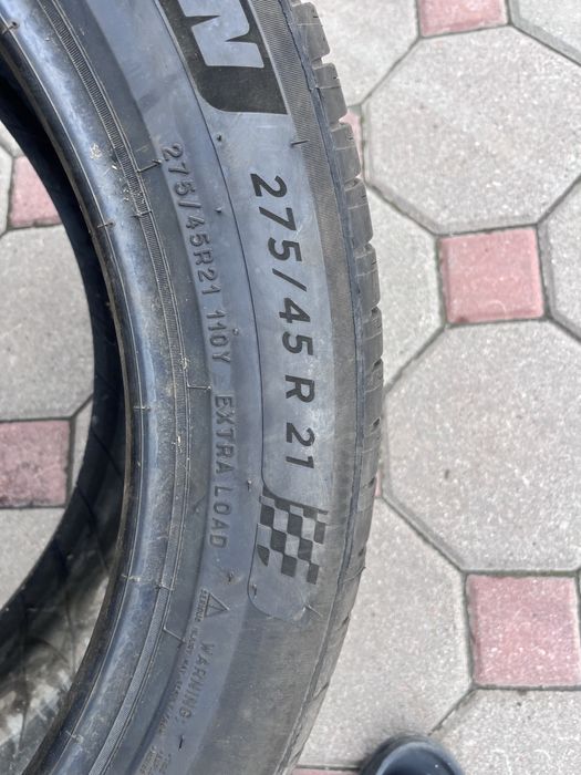 Продам 2 шины MICHELIN PILOT 275/45/21