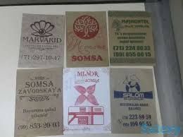 Somsa, perashka, kfs va boshqa mahsulotlar uchun qulay paketlar sifat