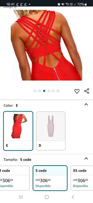 Rochie Pink Boutique  roșie, nouă, cu eticheta, mărime S/M