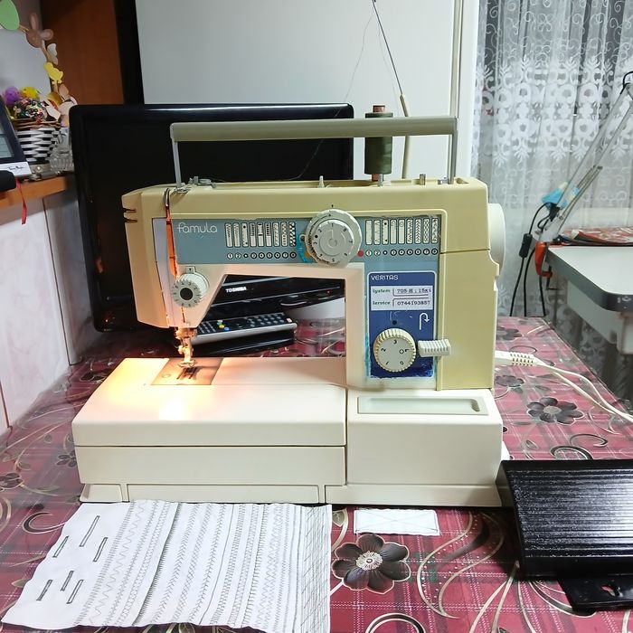 Masina de cusut  VERITAS cu graifar industrial si multiple operatii