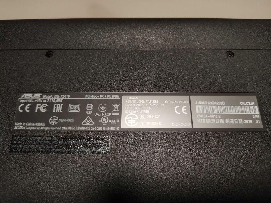 Laptop Asus Intel i3/1TB HDD/DVD, ideal pt elevi/internet/filme/office