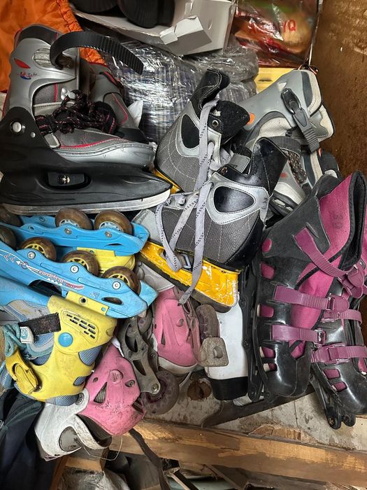 Роликиковые коньки-5шт