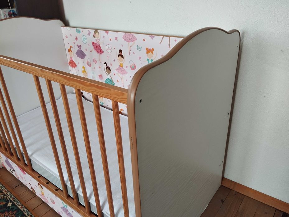 Бебешко легло с матрак 120х60