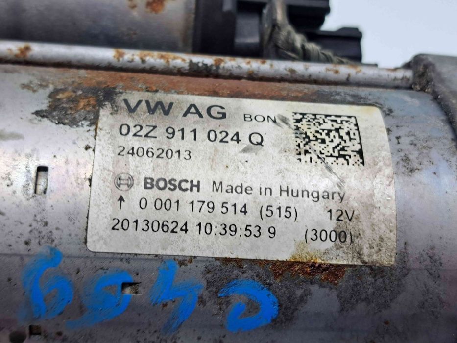 Electromotor 13 dinti Volkswagen Polo (6R) [Fabr 2009-2016] 02Z911024