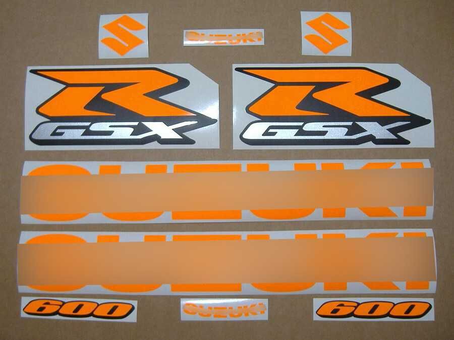 Стикери Сузуки 600 различни цветове GSXR Suzuki лепенки гсхр емблеми