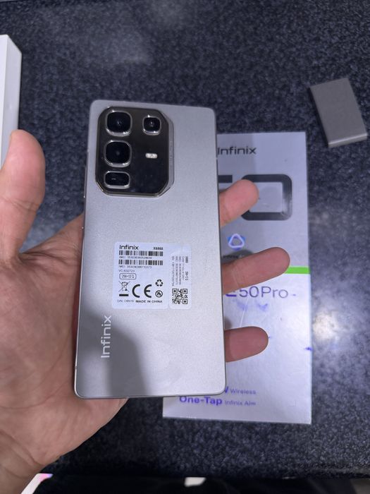 infinix not 50 pro pamit 12.256g holati yengidek karopka dak bor