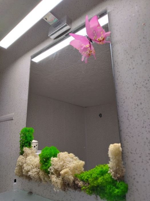 Скандинавски мъх! Непретенциозен!Огледало за баня!