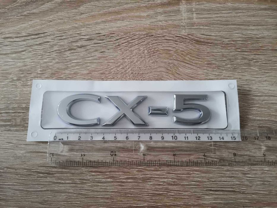 Сребрист надпис Mazda CX-5 нов стил