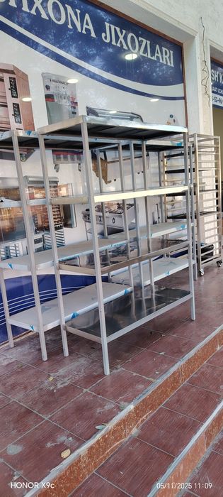 Etajirka nerjavikadan yasalgan 4 qavatli