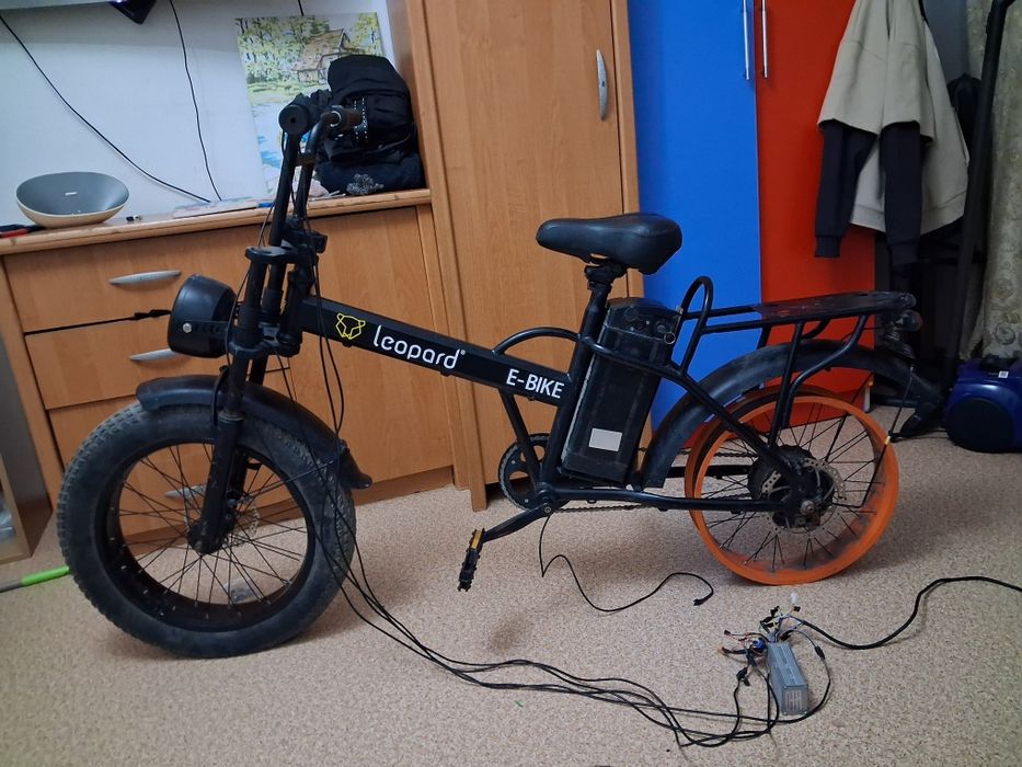 Электро велосипел леопард