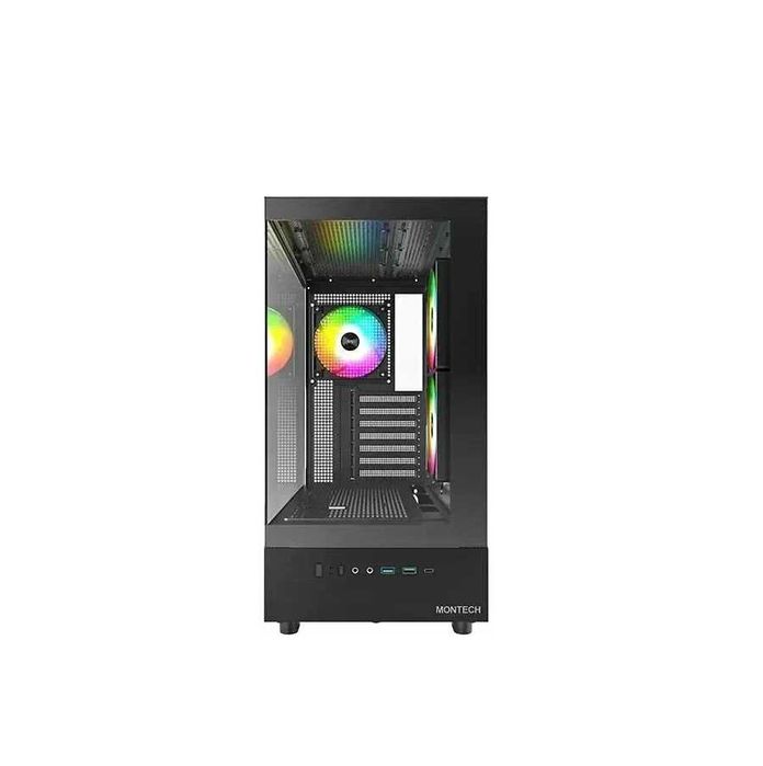 | Корпус Montech XR Black ATX Micro-ATX Mini-ITX