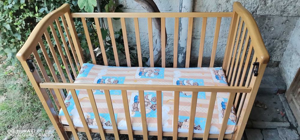 Дървена детска кошарка