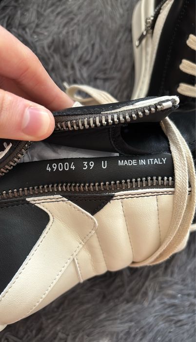 Rick owens geobasket megabumper