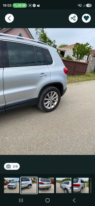 Dezmembrez Volkswagen Tiguan  2011-2016 2.0 tdi cff 4x4 manuala