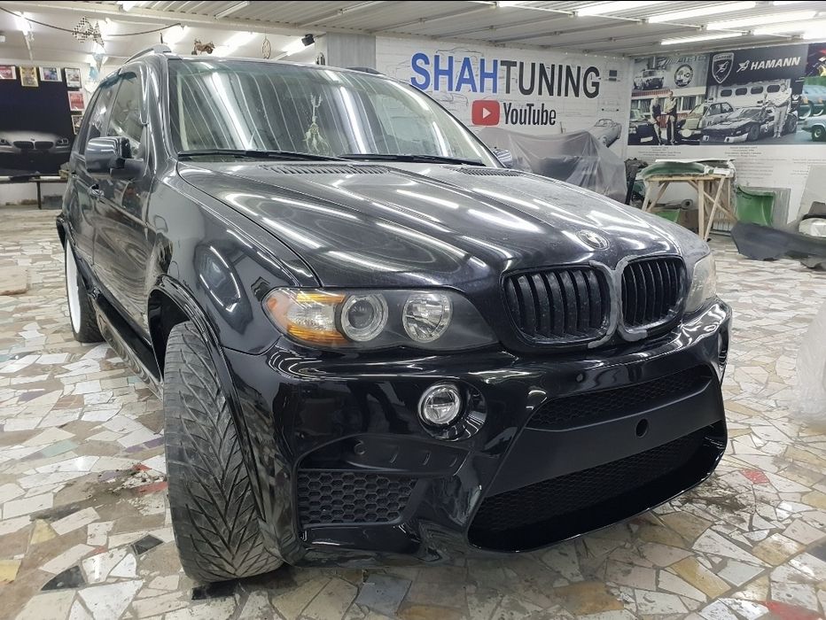 BMW X5E53 передний бампер Shahdesign