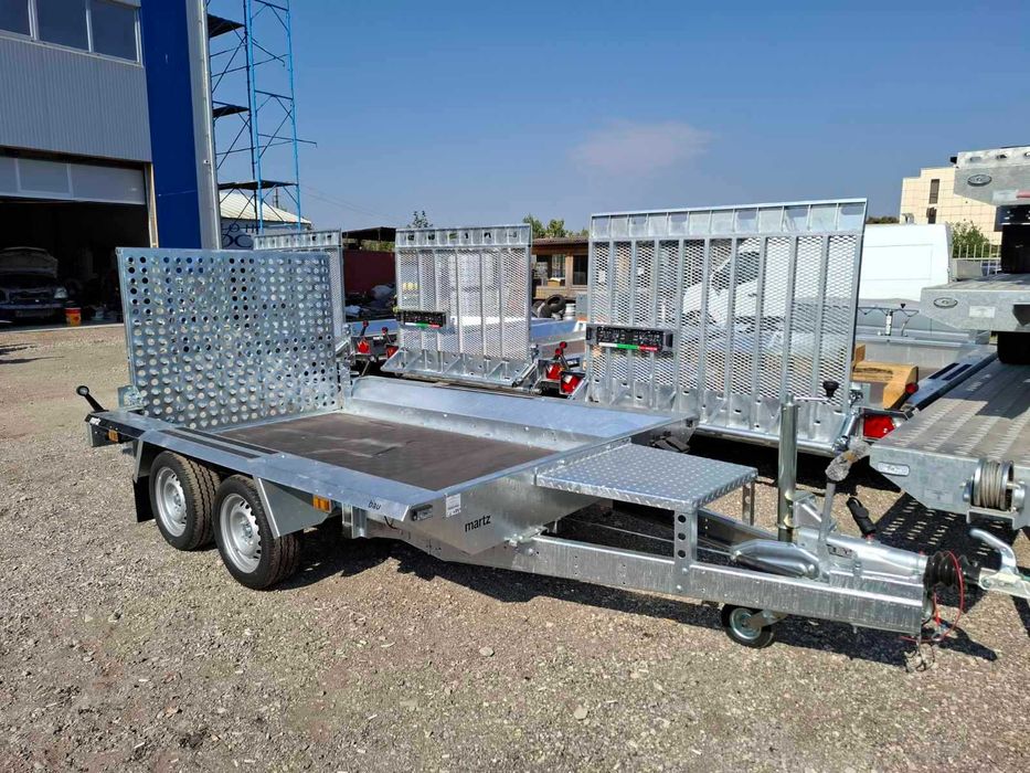 НОВО ремарке за строителна техника 3500КГ