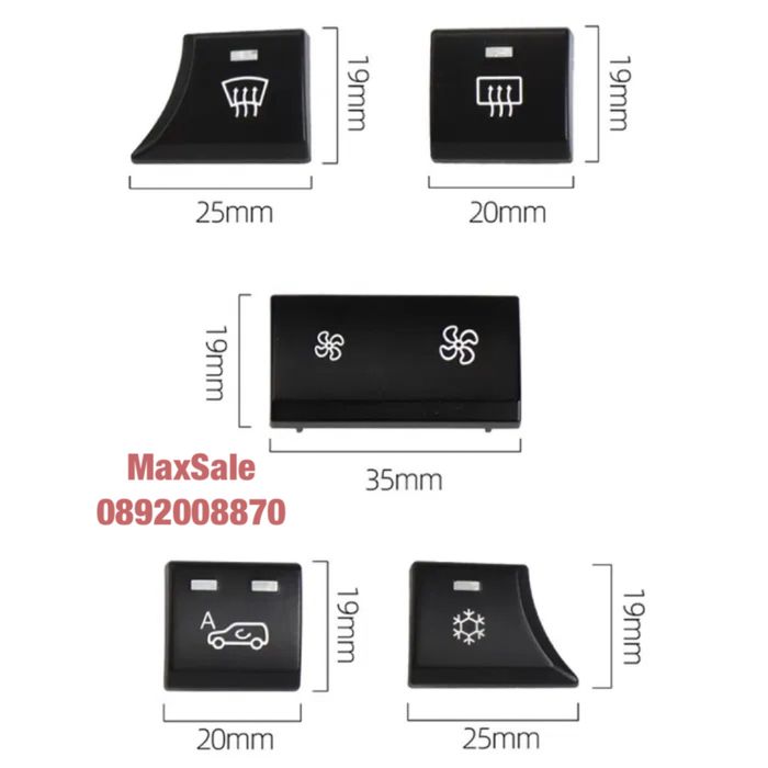 Копчета бутони климатик парно климатроник bmw E70 X5 E71 X6 бмв