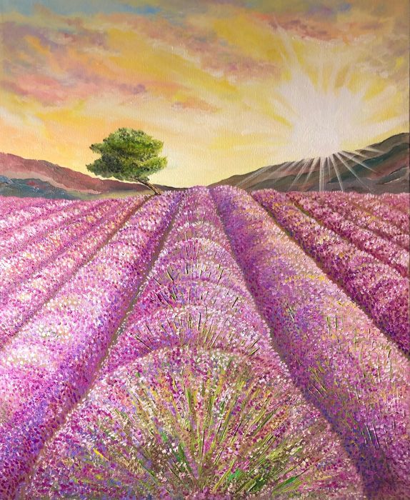 Картина «Лавандовые поля»