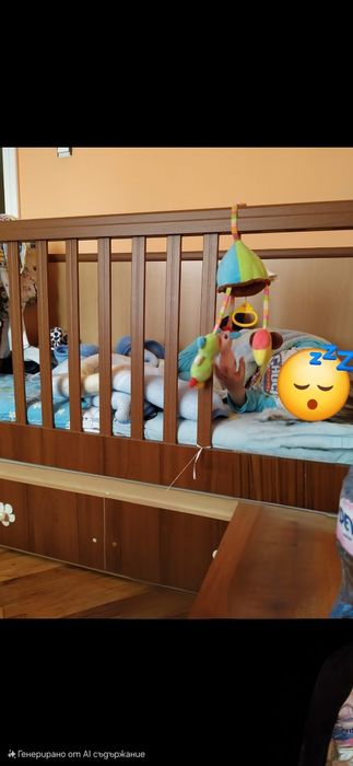 Детска кошара с матрак