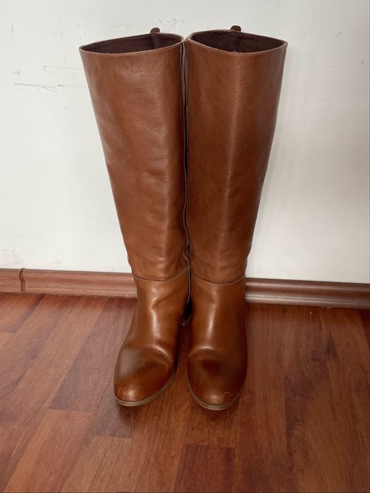 Cizme din piele, marimea 39