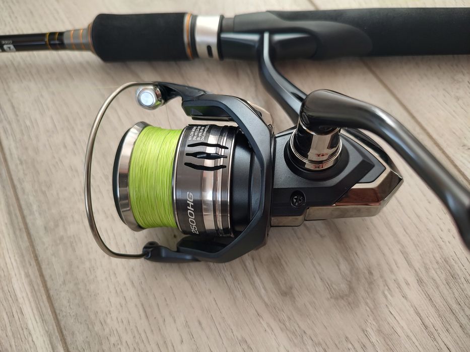 Продавам спинингова въдица Filstar Black Shadow + Shimano Miravel