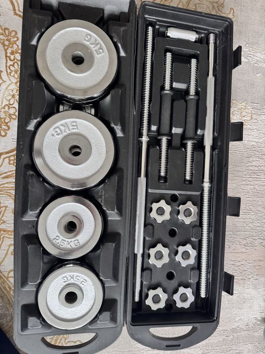 Набор гантелей в кейсе (разборные)