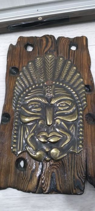 Продам чеканку. (Индейца]