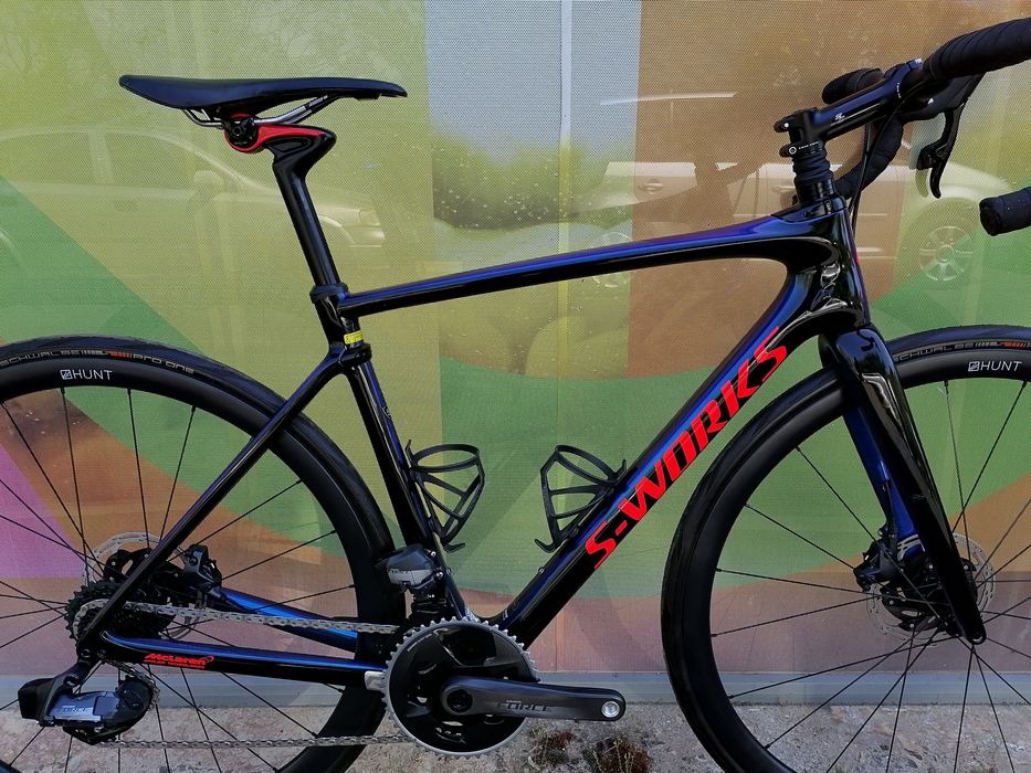 Карбонов Шосеен S-WORKS*Sram Force 2x12 AXS*Карбонови Капли HUNT*McLaren*НОВ