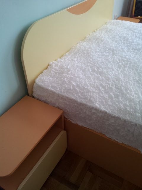 Спалня 200х165см с два нощни шкафа + матрак Mattera/Маттера.