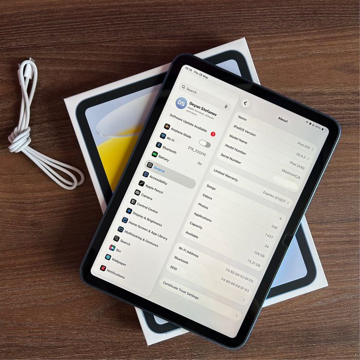 iPad A16 128gb 98%