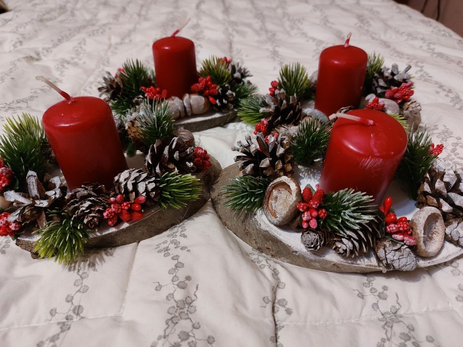 Коледни свещници