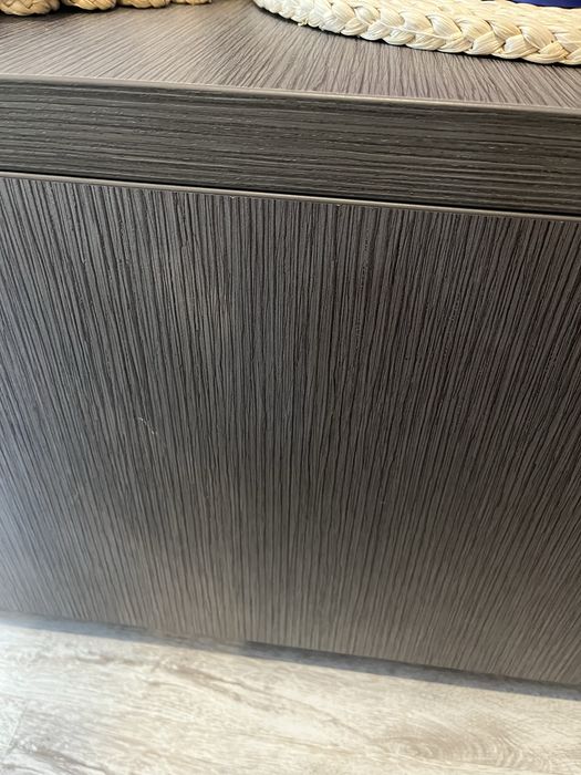 Comoda TV cu doua usi 160x45x44 cm MDF gri