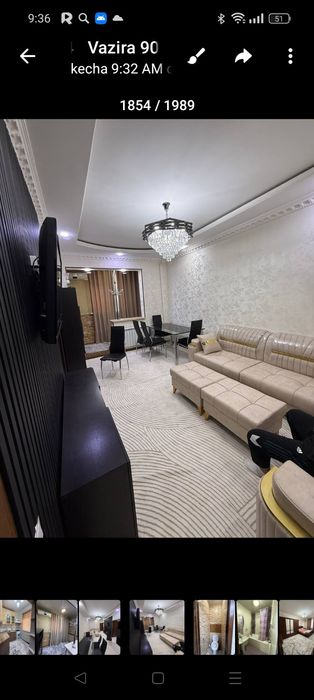 Chilonzor10 3xona 3etaj 4etajli 94000$