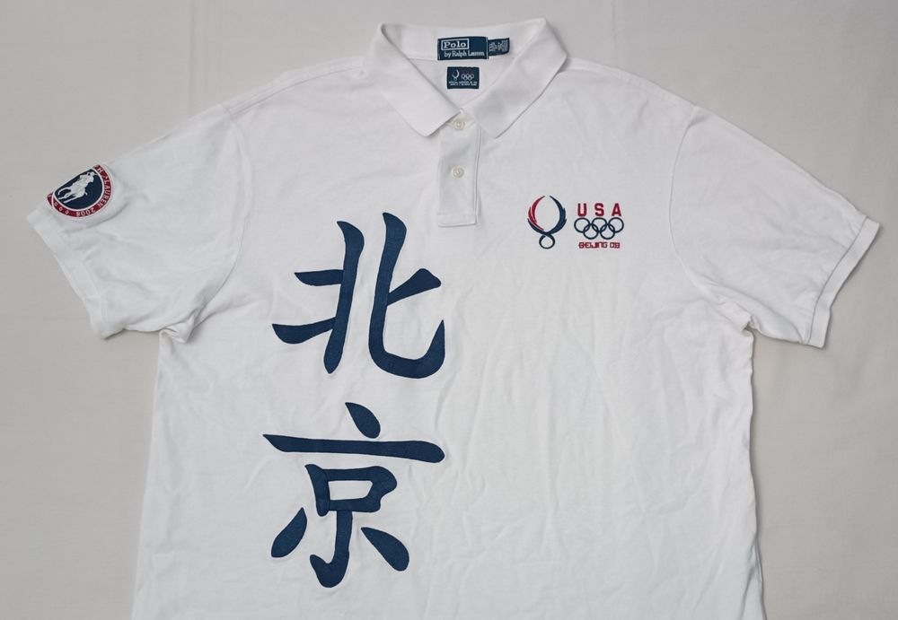 POLO Ralph Lauren USA Beijing 2008 Olympic Team Polo Shirt тениска 2XL
