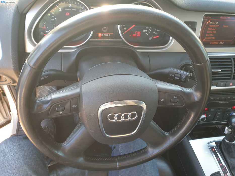 Volan Piele 4 Spite cu Comenzi FARA Airbag Audi Q7 2007 - 2015 [K1711]